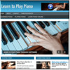 Thumbnail Learn To Play Piano ready made niche website