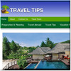 Thumbnail Travel Tips V.2 ready made niche website