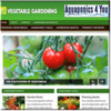 Thumbnail Vegetable Gardening ready made niche website