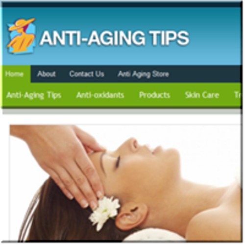 Product picture Anti Aging Tips ready made niche website