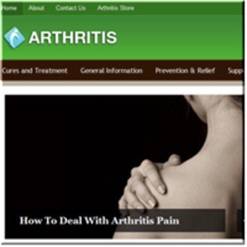 Product picture Arthritis ready made niche website