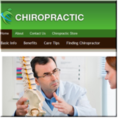 Product picture Chiropractic ready made niche website