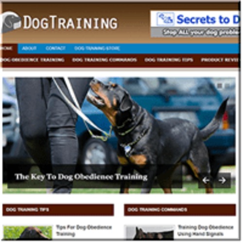 Product picture Dog Training ready made niche website