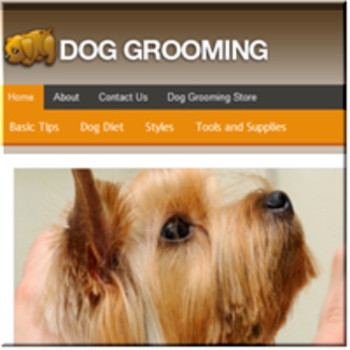 Product picture Dog Grooming ready made niche website
