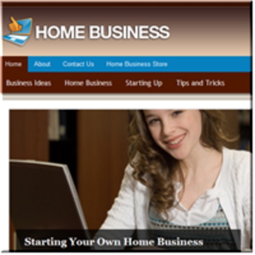 Product picture Home Business ready made niche website