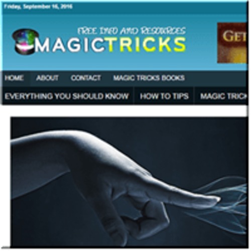 Product picture Magic Tricks ready made niche website