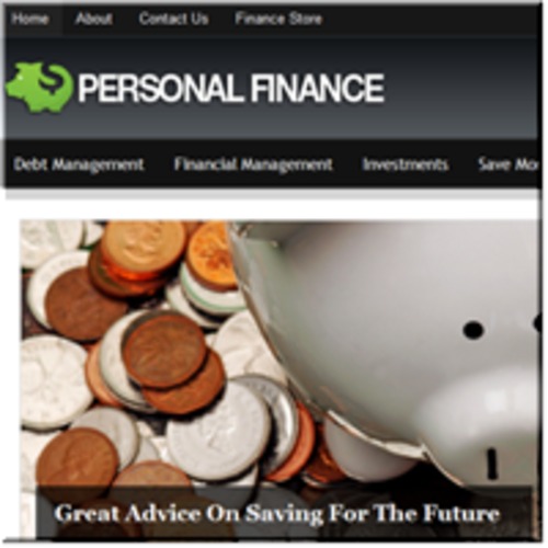 Product picture Personal Finance ready made niche website