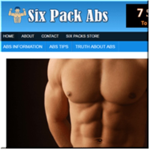 Product picture Six Pack Abs ready made niche website