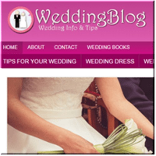 Product picture Wedding Blog ready made niche website