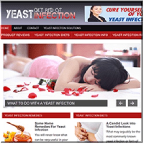 Product picture Yeast Infection ready made niche website