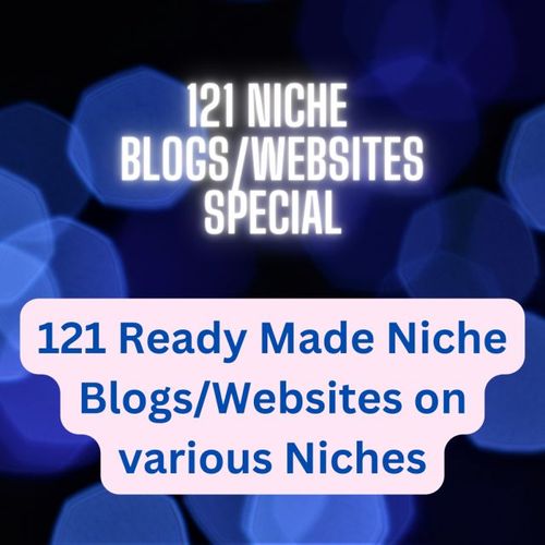 Product picture 121 Ready Made Niche Blogs Series